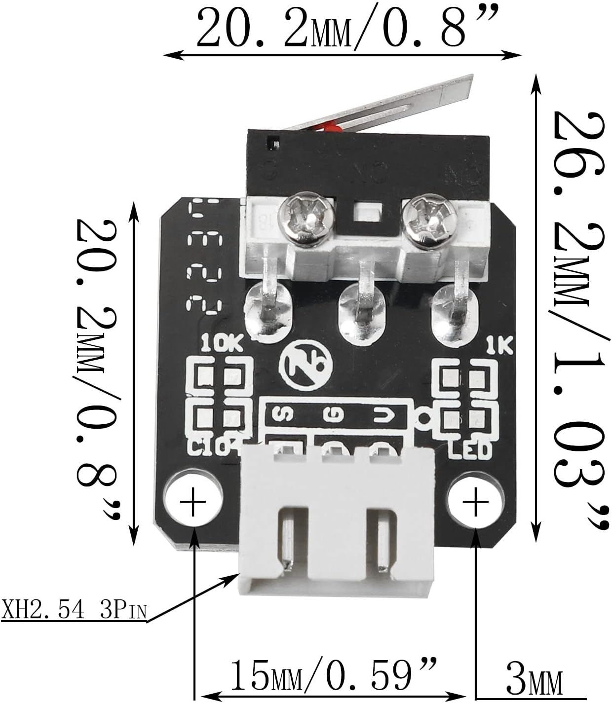 Creality Printer Ender 3 - Interrupteur de fin de course à