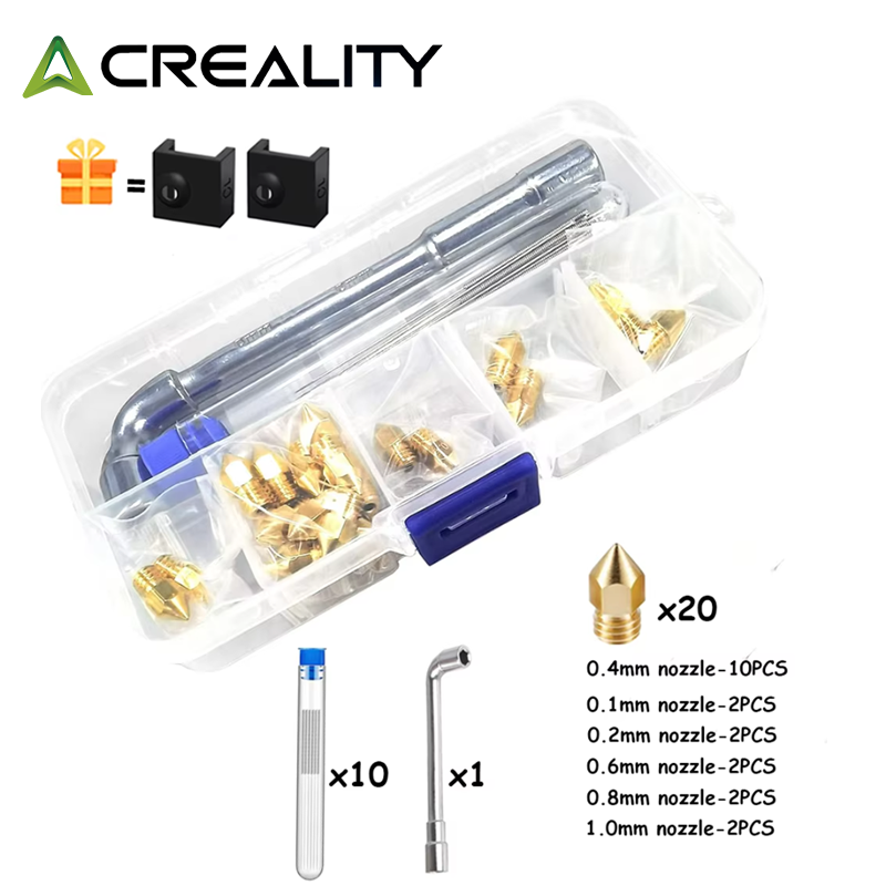 Creality Printer K1 - CREALITY 20 pièces MK8 buse en