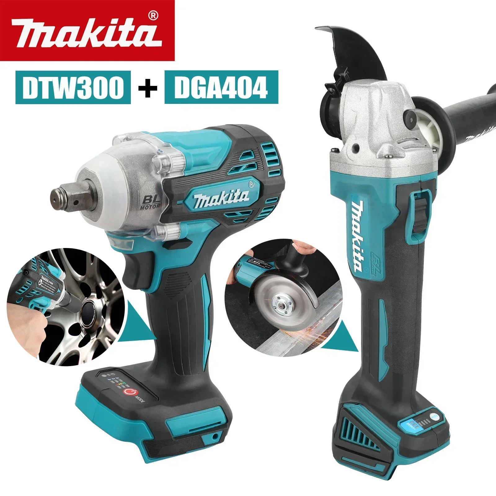 Makita Drill Dtw300 - Makita DTW300 DGA404 Combo sans fil,