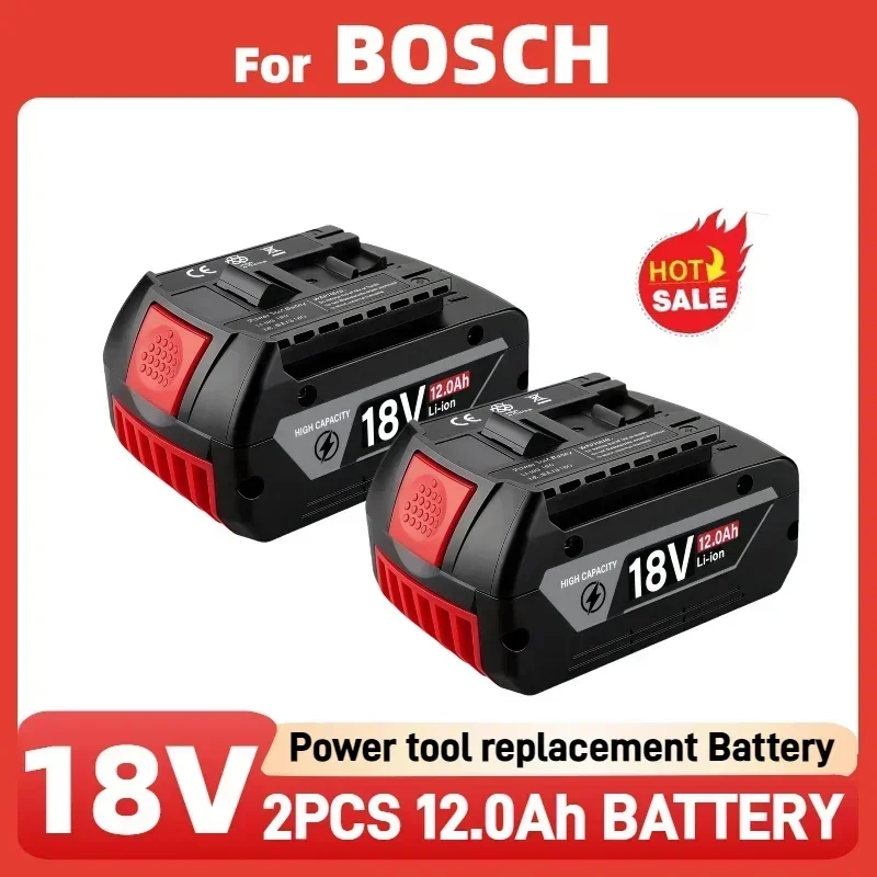 Bosch Drill Gsb 18V - Batterie d'origine 18V 8.0/10.0/12.0Ah pour perceuse