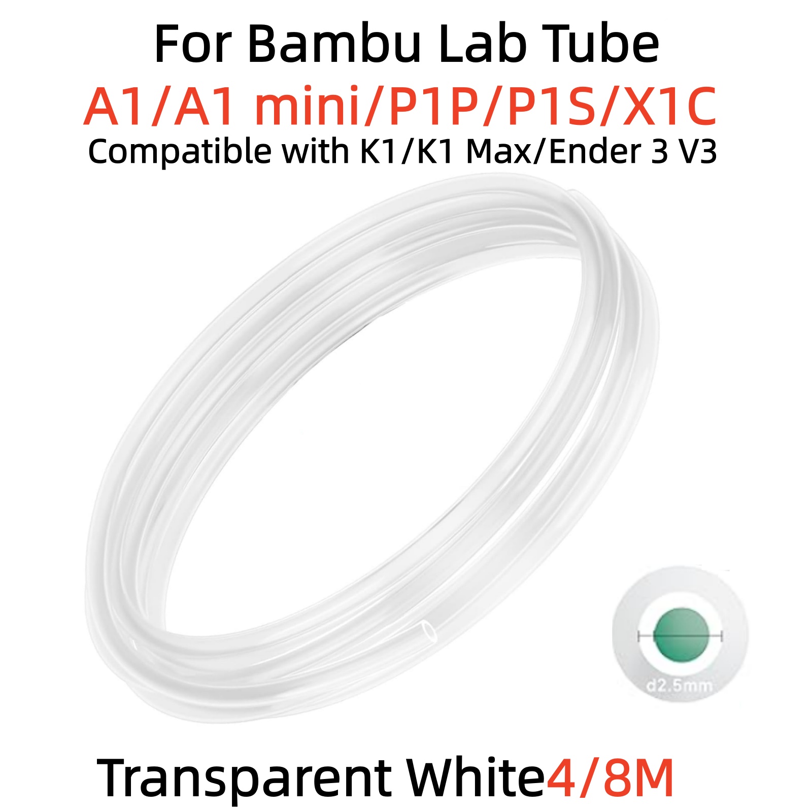Ptfe Tape Thread - Pour Bambu laboratoire Ptfe Tube P1P
