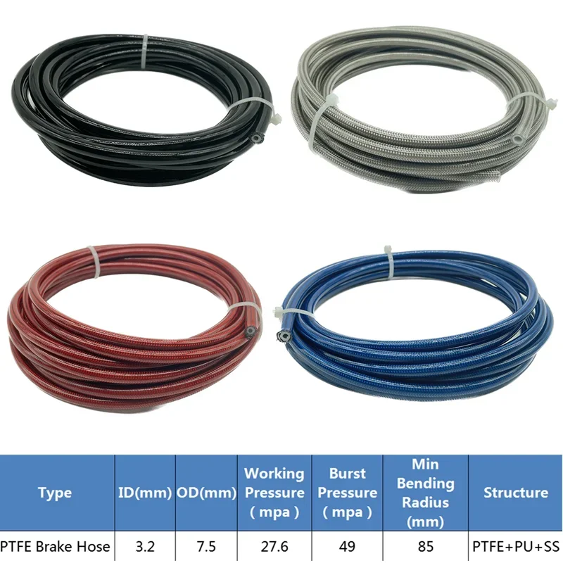 Tuyau de frein tressé en acier - Ptfe Tape Thread avis et prix