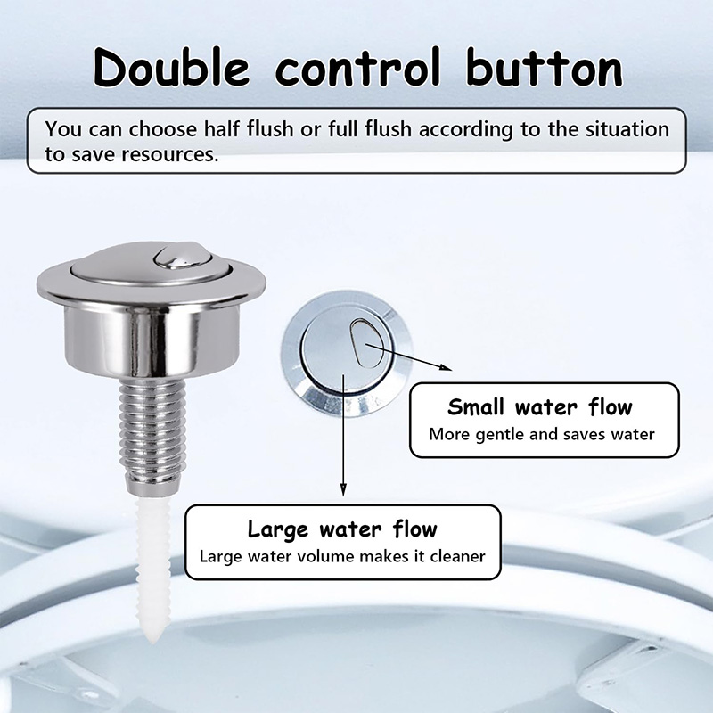 Bouton de chasse double pour t - Toilet Fill Valve avis et prix