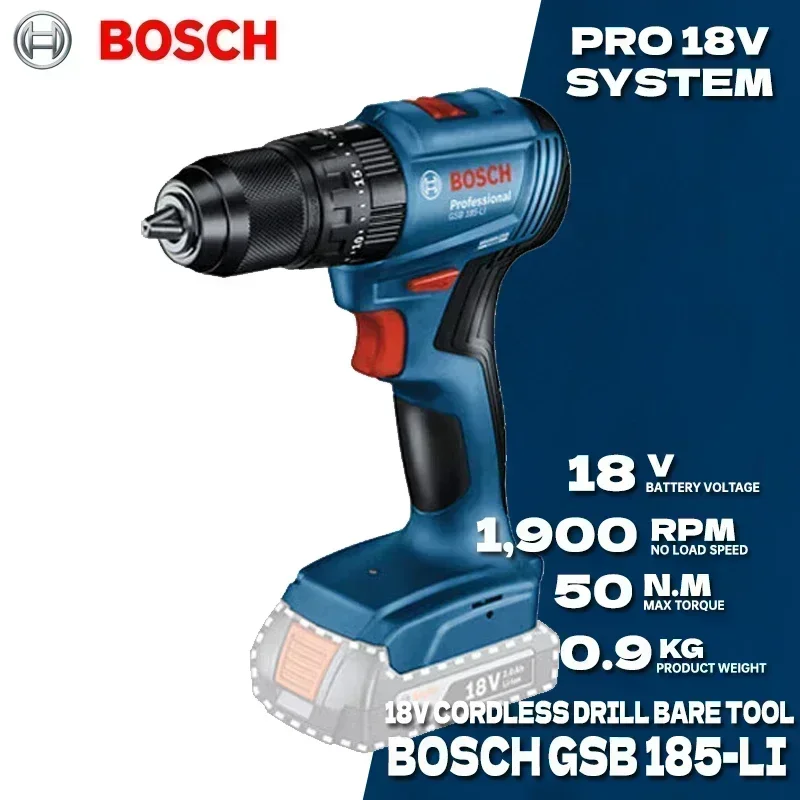 Perceuse à percussion sans fil - Bosch Drill Gsb 18V avis et prix