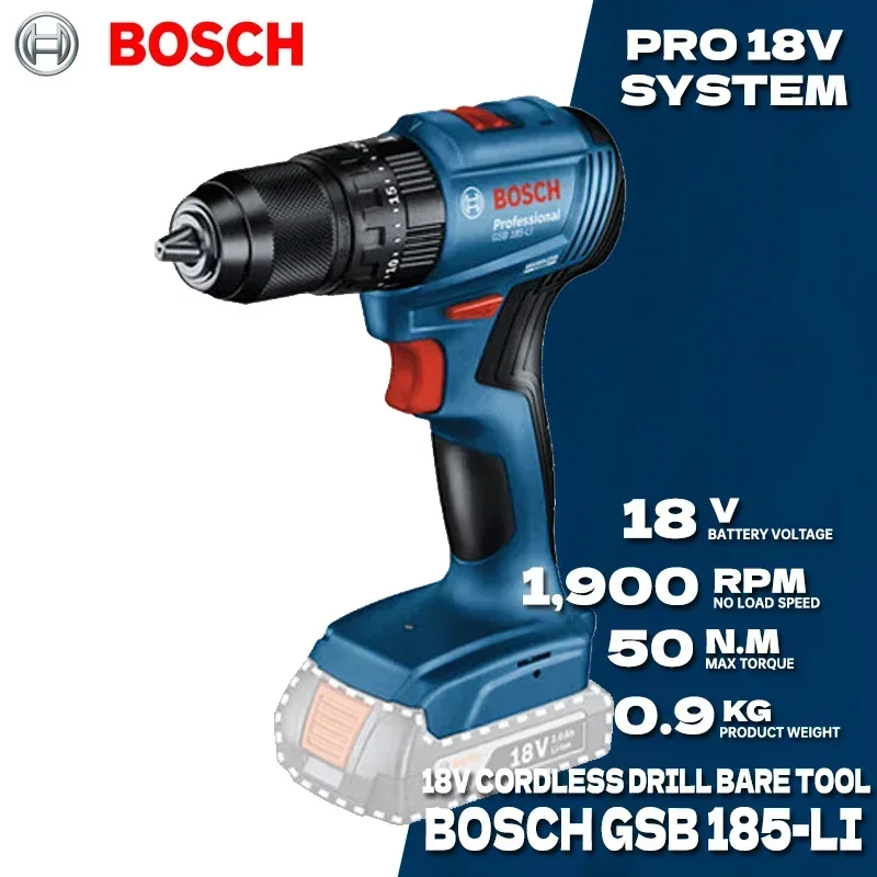 Perceuse à percussion sans fil - Bosch Drill Gsb 18V avis et prix