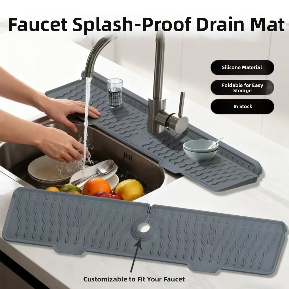 Nouveau tapis de vidange en si - Silicone Tap Washer avis et prix