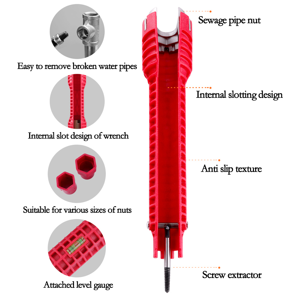 Clé d'évier rouge à trois tête - Pipe Freeze Spray avis et prix
